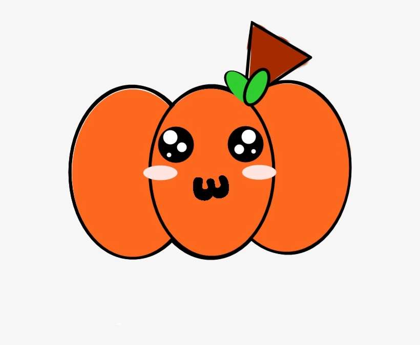 Calabaza Kawaii Png By Martui44 On Clipart Library - Calabaza Kawaii Png, transparent png download