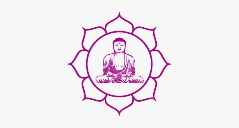 Png Download Meditation Clipart Pink - Peace Symbol Buddhist, transparent png download