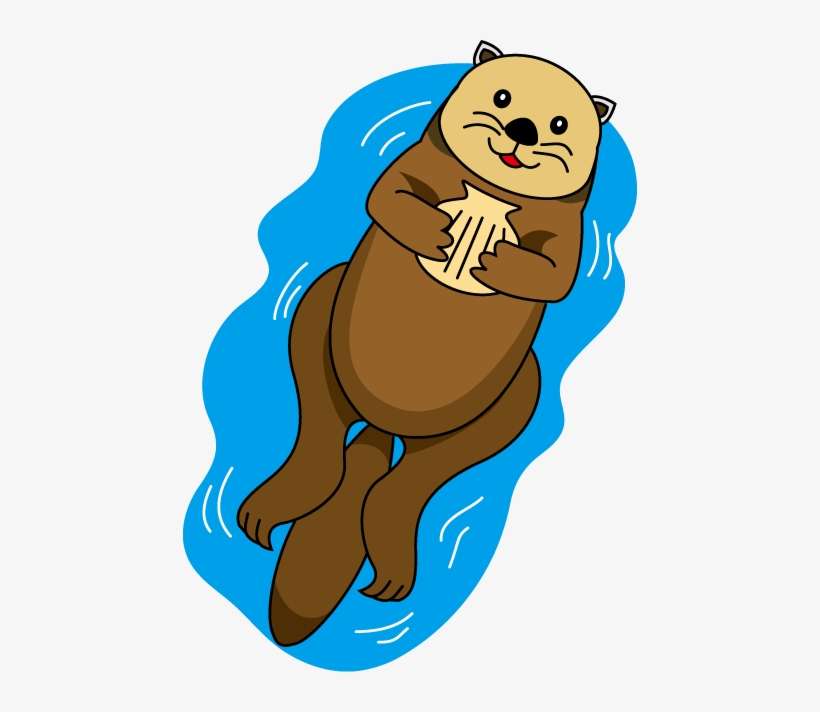 Otter - River Otter Clip Art, transparent png download