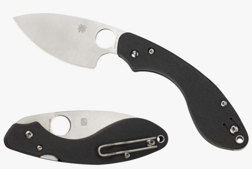 Ouroboros™ G-10 Black - Spyderco, transparent png download