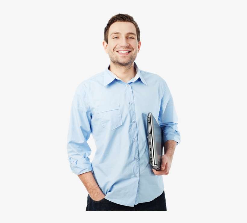 Happy Blue T Business Man - Businessman Hd, transparent png download