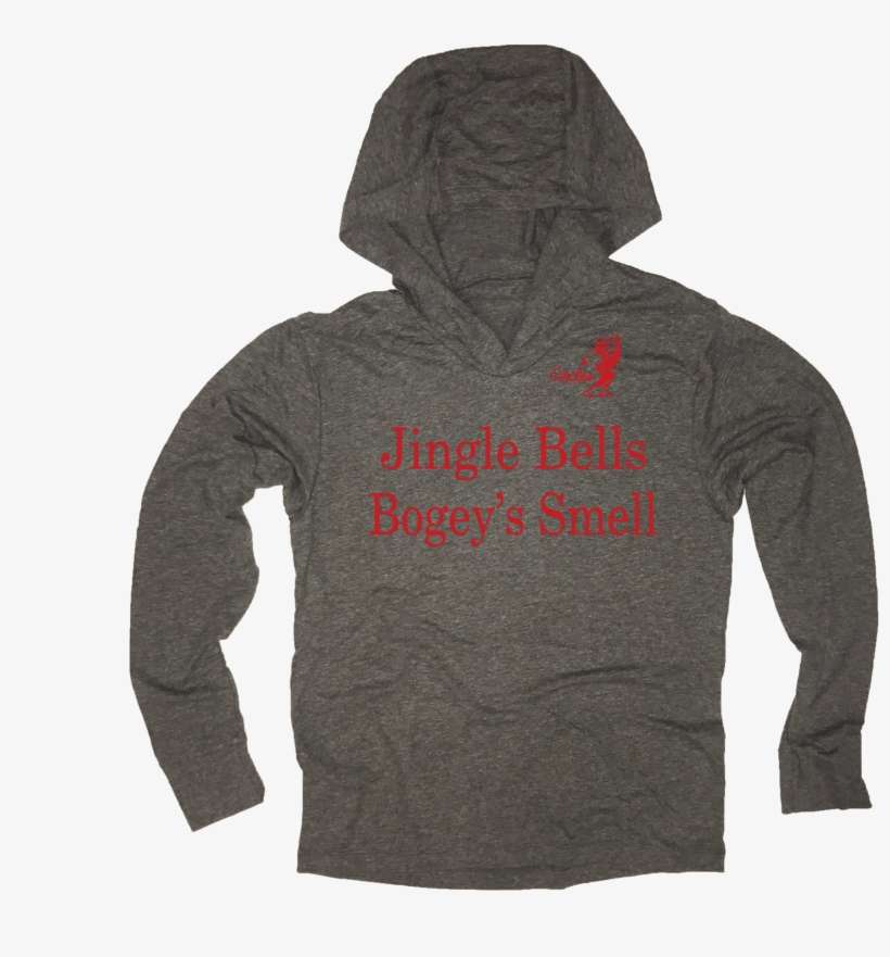Jingle Bells Bogey's Smell Hooded Sweatshirt - Hoodie, transparent png download