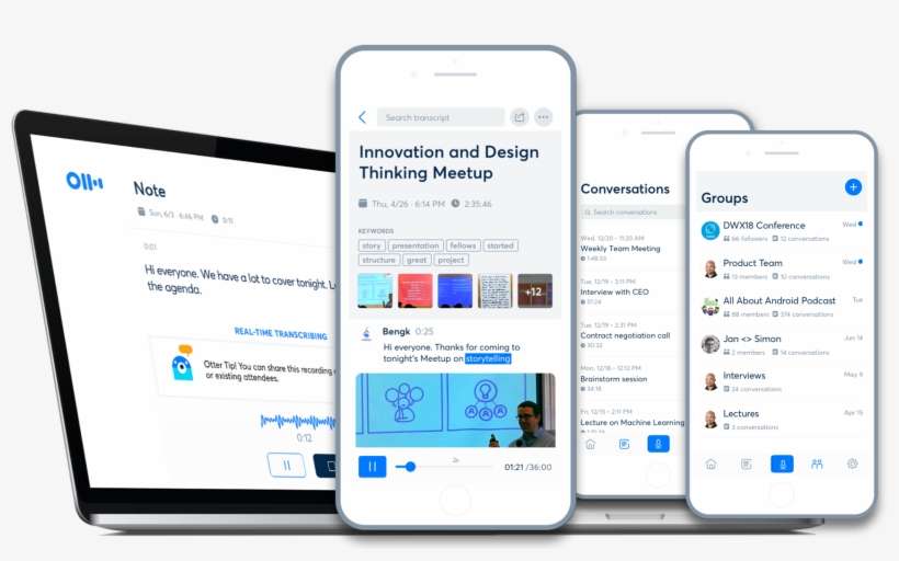 Otter Includes 600 Minutes Of Transcription Free Per - Otter Ai, transparent png download