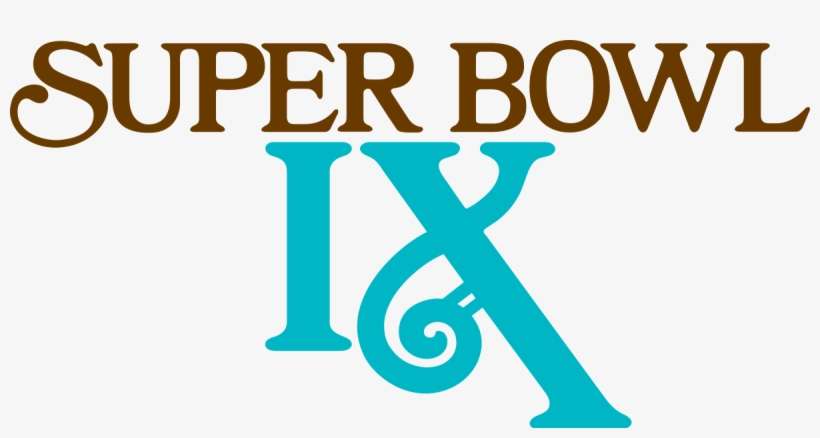 1975 - Super Bowl Ix Logo, transparent png download