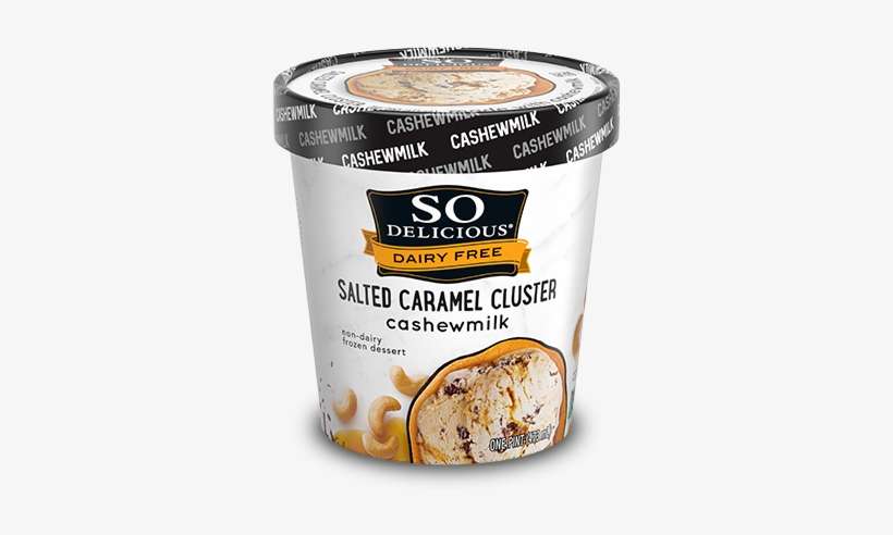 Salted Caramel Cluster - So Delicious Cashew Milk Vanilla Ice Cream, transparent png download