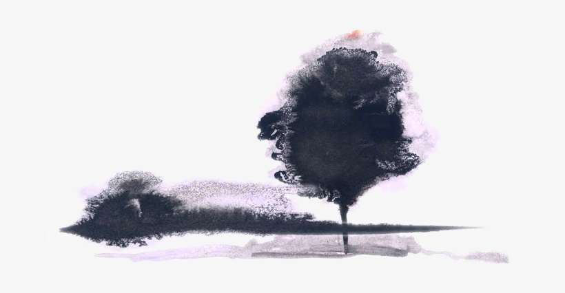 Tree - Watercolor Paint, transparent png download