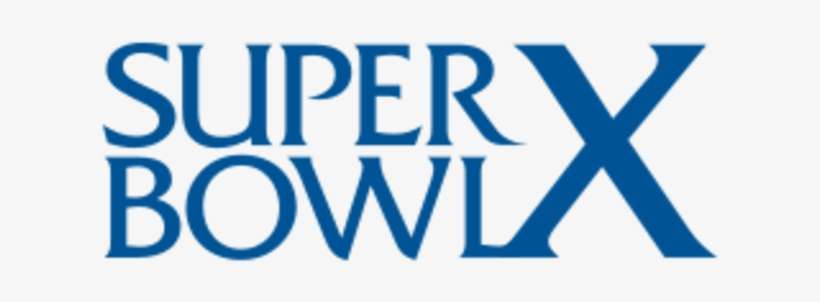 Super Bowl X - Steelers Super Bowl Logos, transparent png download