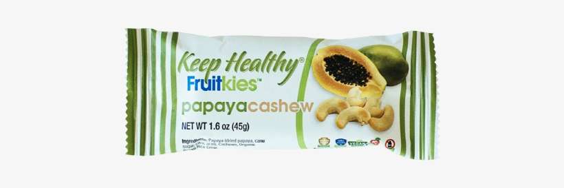 Keep Healthy Original Fruitkies Papaya Cashew - Keep Healthy Inc Fruitkies Papaya Cashew Bar, transparent png download