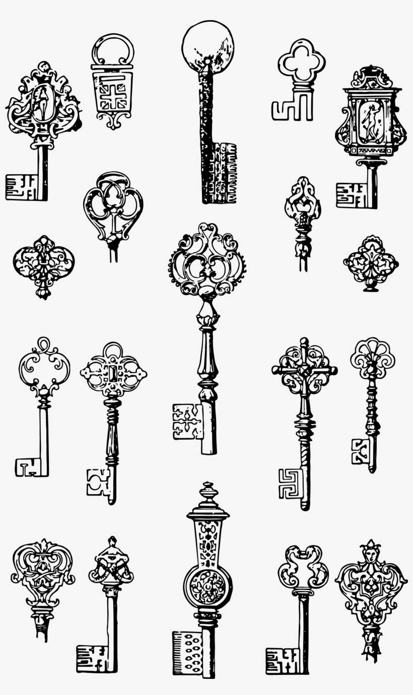Vintage Keys - Vintage Key Vector Free, transparent png download