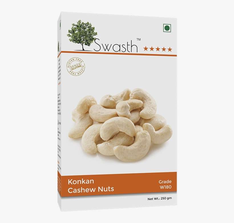 Konkan Cashew - Happilo Premium Toasted And Salted Cashews, 200g, transparent png download