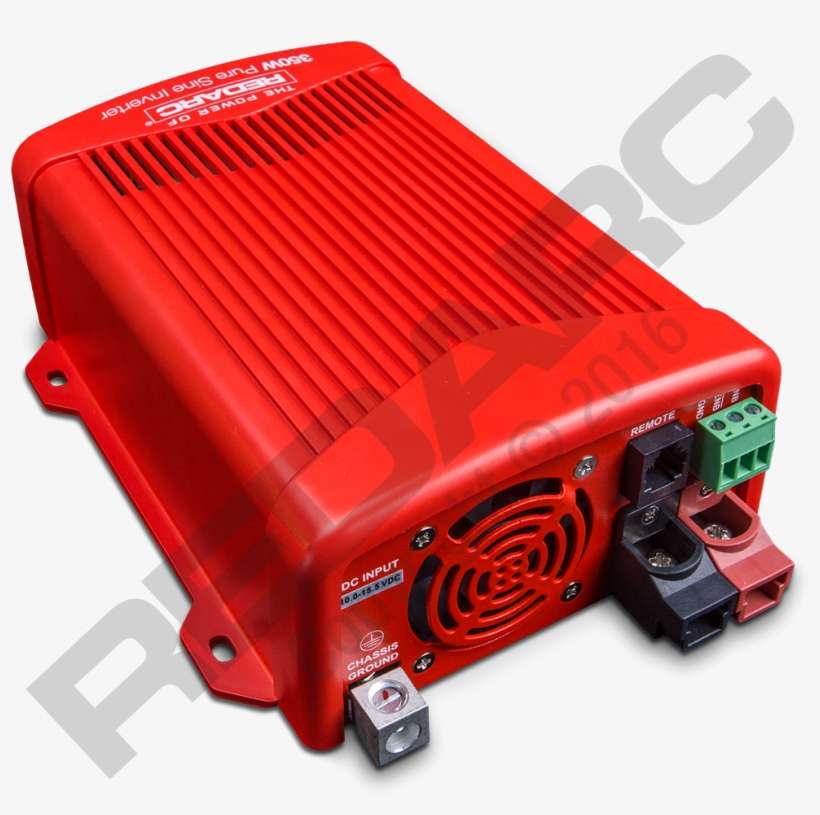 350w 12v Pure Sine Wave Inverter Rear, transparent png download