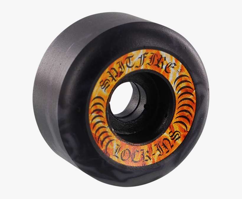 Spitfire F4 99a Lock-ins 52mm Hellfire Blk/gry Swirl, transparent png download