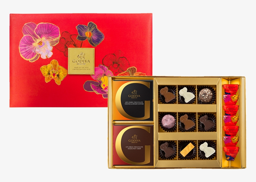 Godiva Chinese New Year Assorted Chocolate Luxury Gift, transparent png download