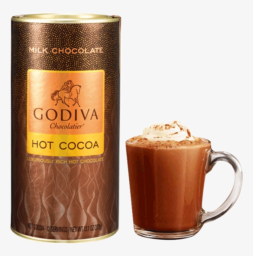 歌帝梵godiva牛奶巧克力味可可粉372g 原装进口巧克力粉七夕礼物情人节礼物礼品, transparent png download