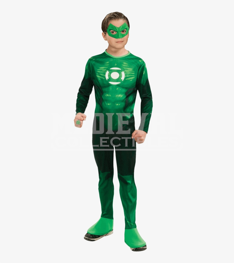 Teen Hal Jordan Deluxe Muscle Chest Costume, transparent png download
