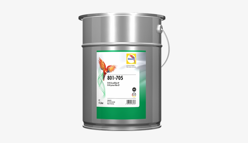 Glasurit 801-705 Cv Hs Primer Filler Ep, transparent png download