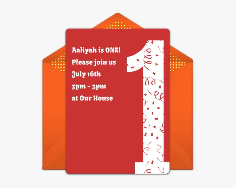 Customizable, Free 1st Birthday Celebration Online, transparent png download