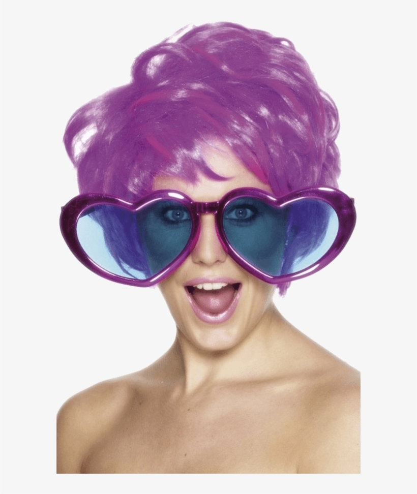 The Giant Purple Heart Glasses Accessory Is Perfect, transparent png download