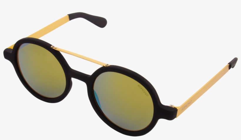 Vivien Metal Series Black Gold Sunglasses / Polycarbonate, transparent png download