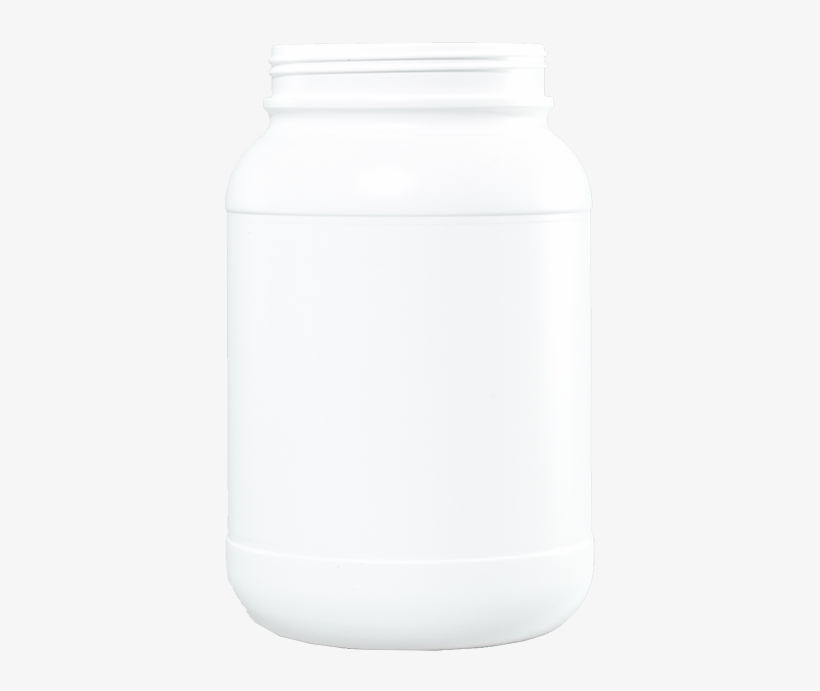1 Gallon White Hdpe Plastic Wide Mouth Container, 120mm, transparent png download