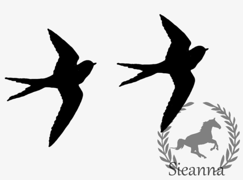 Black Birds Flying Set 7 By Sieannaboo On Deviantart - Bird In The Sky, transparent png download