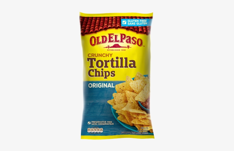 Tortilla Chips Salted - Old El Paso Tortilla Chips Cheese Flavoured 200g, transparent png download