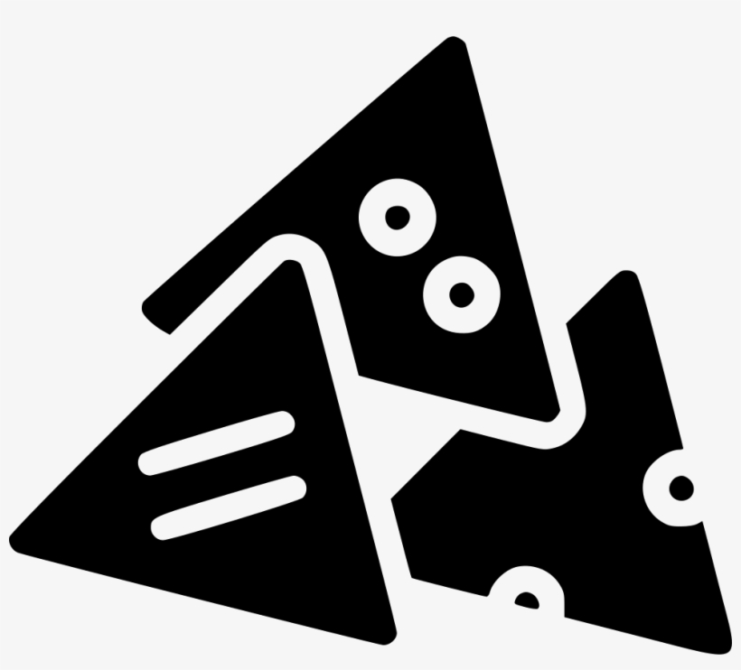Nachos Mexican Snack Tortilla Chips Cheese Comments - Tortilla Chip Icon, transparent png download