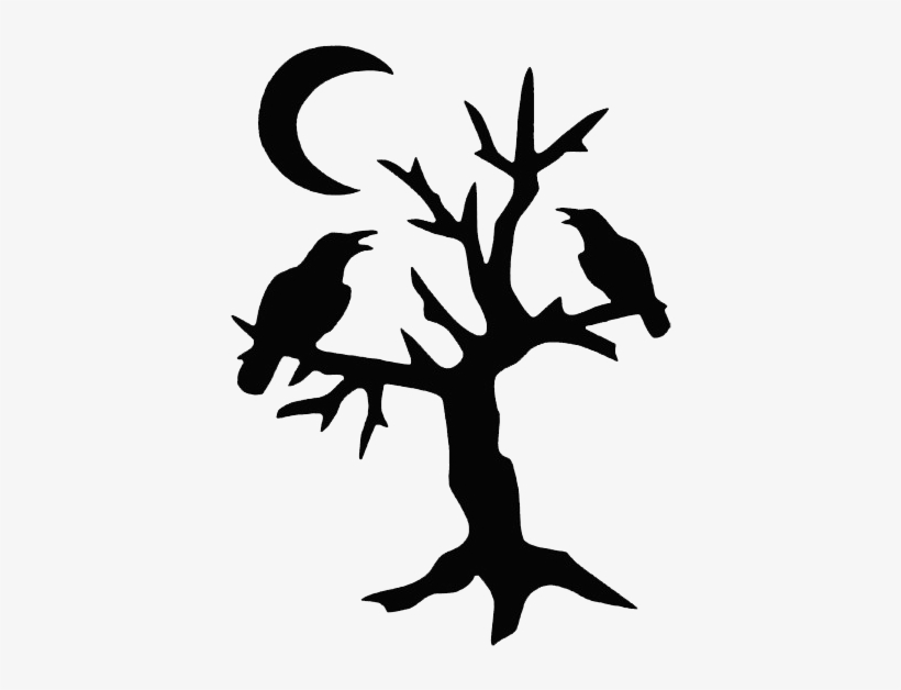 Flying Crow - Halloween Designs Png, transparent png download