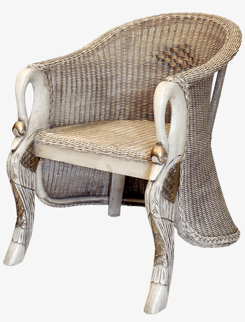 Swan Motif Figural Chairs - Chair, transparent png download