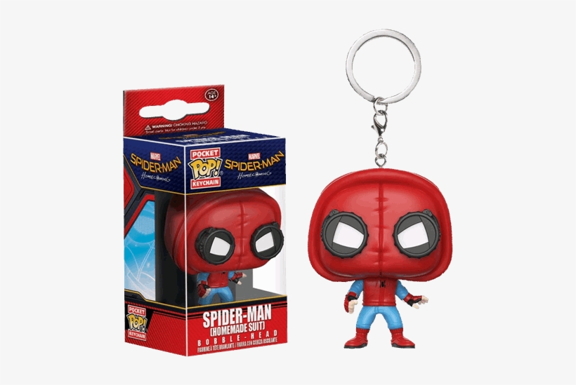 Marvel - Spider Man - Homecoming - Spider Man Home - Pocket Pop Keychain Spider Man Homecoming, transparent png download