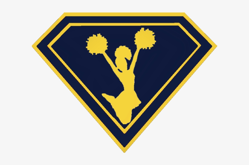 Superman Man Of Steel Logo Png - Cheerleader (slihouette) Iphone 7 Case, transparent png download