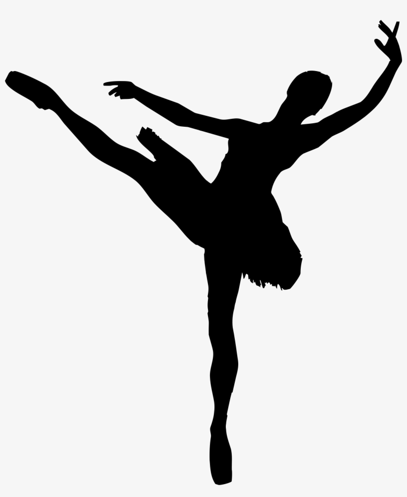And Man Ballet Silhouette Minus Big Image - Ballet Silhouette Transparent, transparent png download