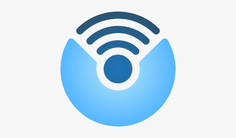 Blue Wi-fi Icon Merged With Compact Disc - User Experience, transparent png download