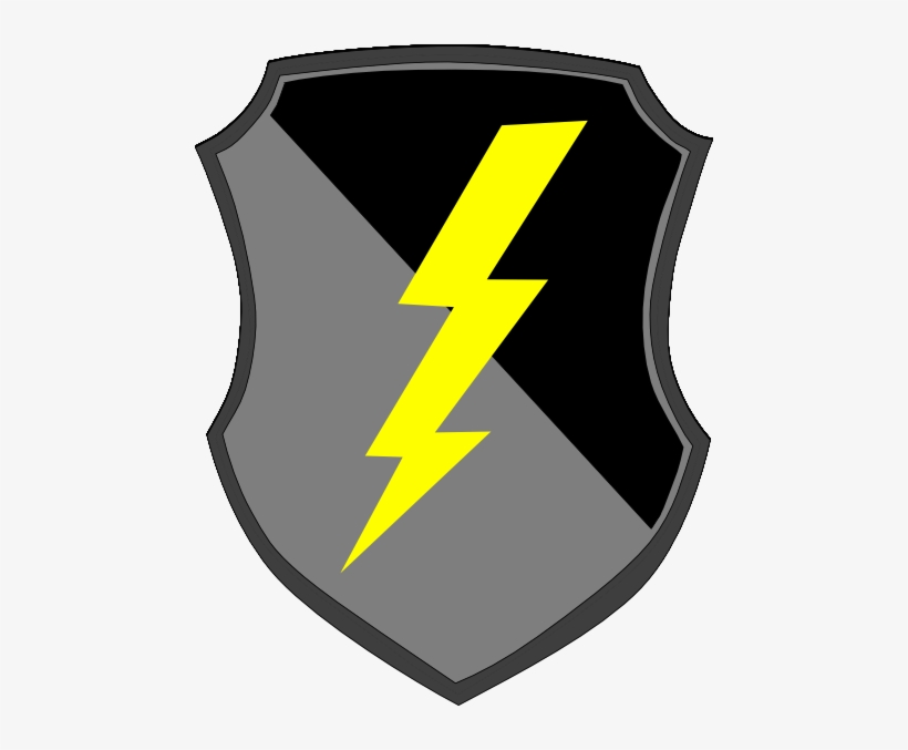 Shield With Lightning Bolt, transparent png download