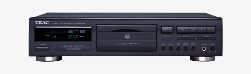 B Front R640x320 \ - Teac Cd-rw890mk2-b Cd Recorder With Remote (black), transparent png download