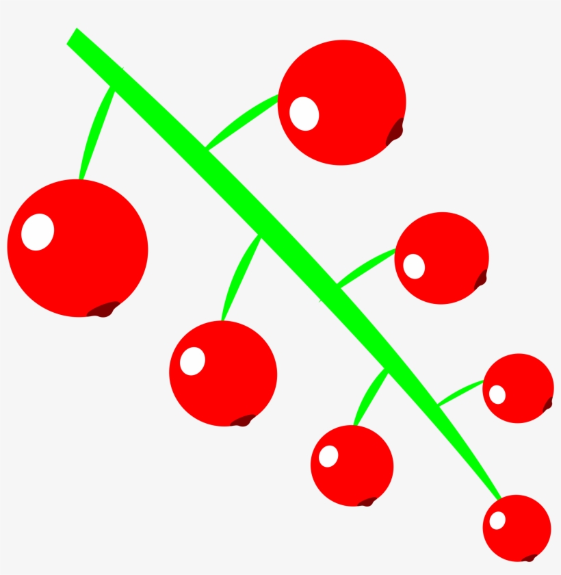 Clipart - Red Berries Clipart, transparent png download