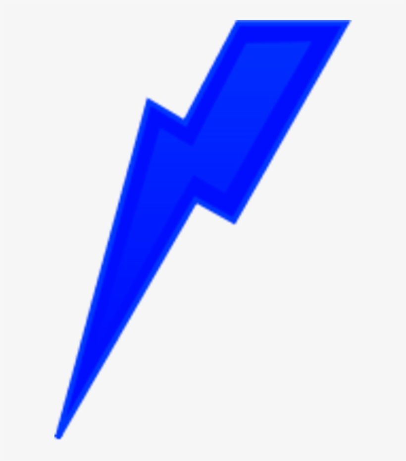 Lighting Bolt Png - Blue Lightning Bolt Clipart, transparent png download