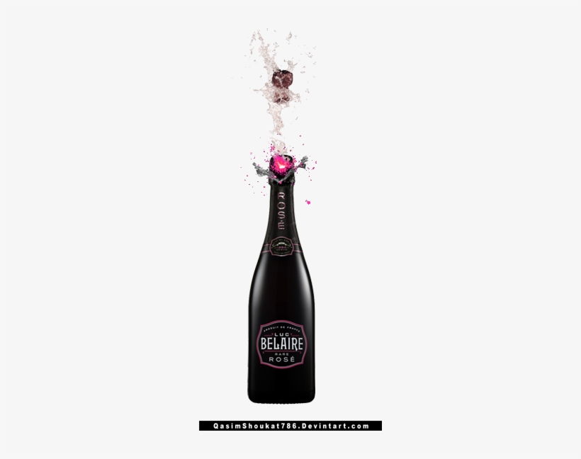 Free Belaire Rose Bottle - Rose Bottle Pop, transparent png download