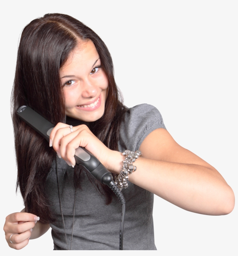 Go To Image - Girl With Straight Hair Png, transparent png download