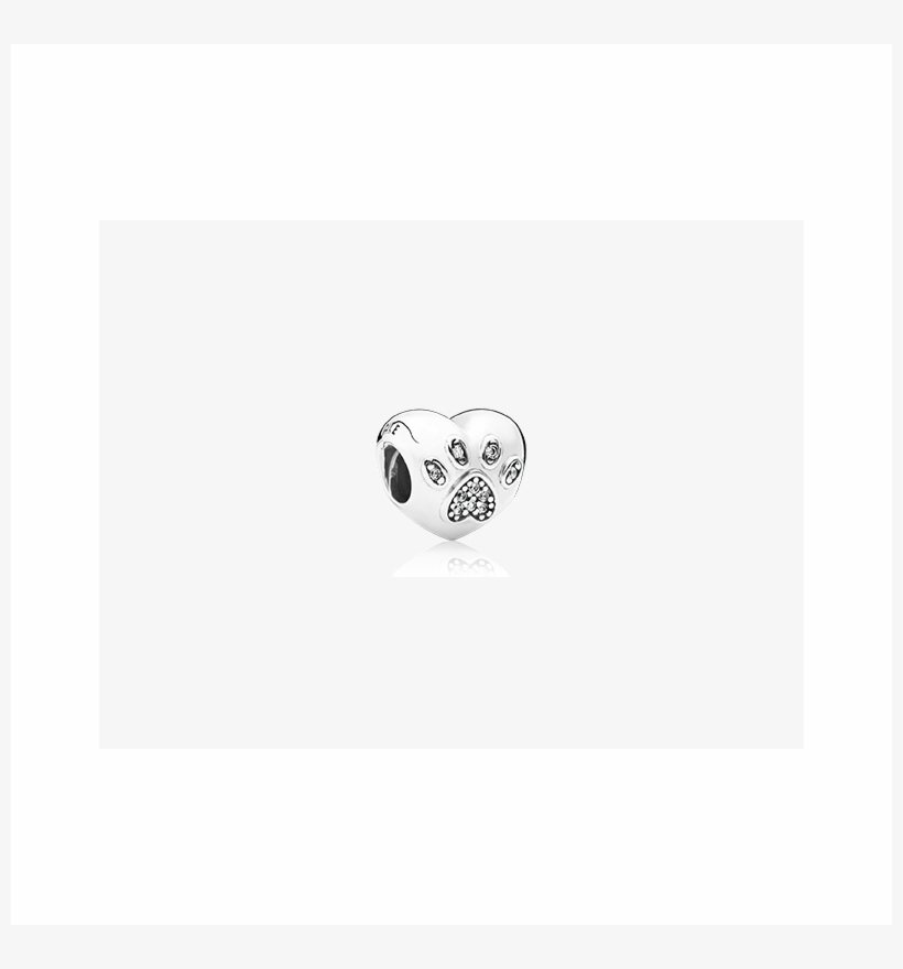 Pandora I Love My Pet, Clear Cz - Heart, transparent png download