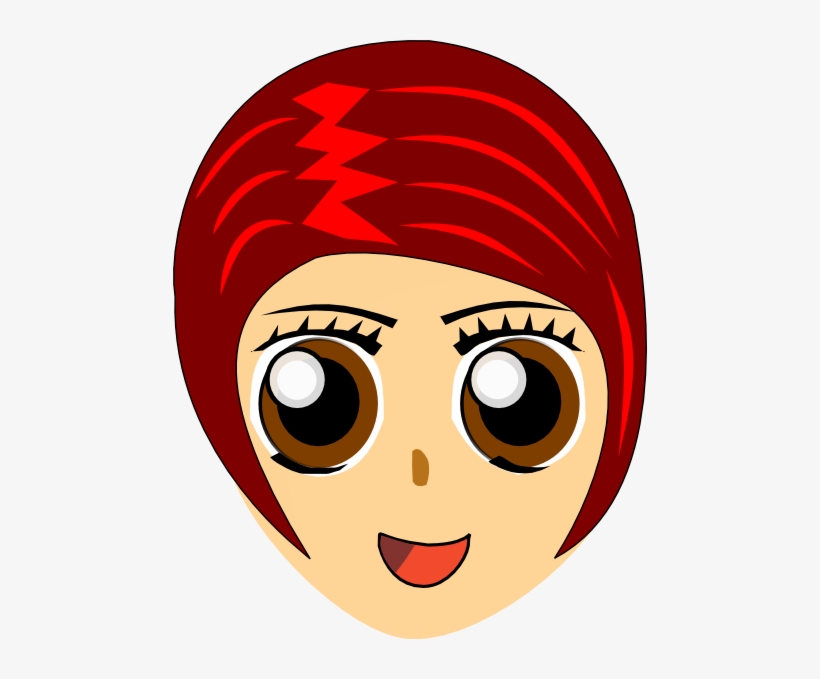 Assortment Of Female Red Hair - Clipart Short Red Hair Female, transparent png download