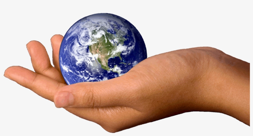 Earth In Hands Png, transparent png download