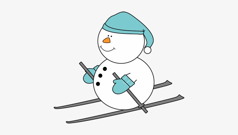 Snowman Skiing, transparent png download