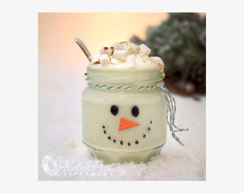 15 Cute Snowman Craft And Food Ideas - Smoothie Christmas, transparent png download