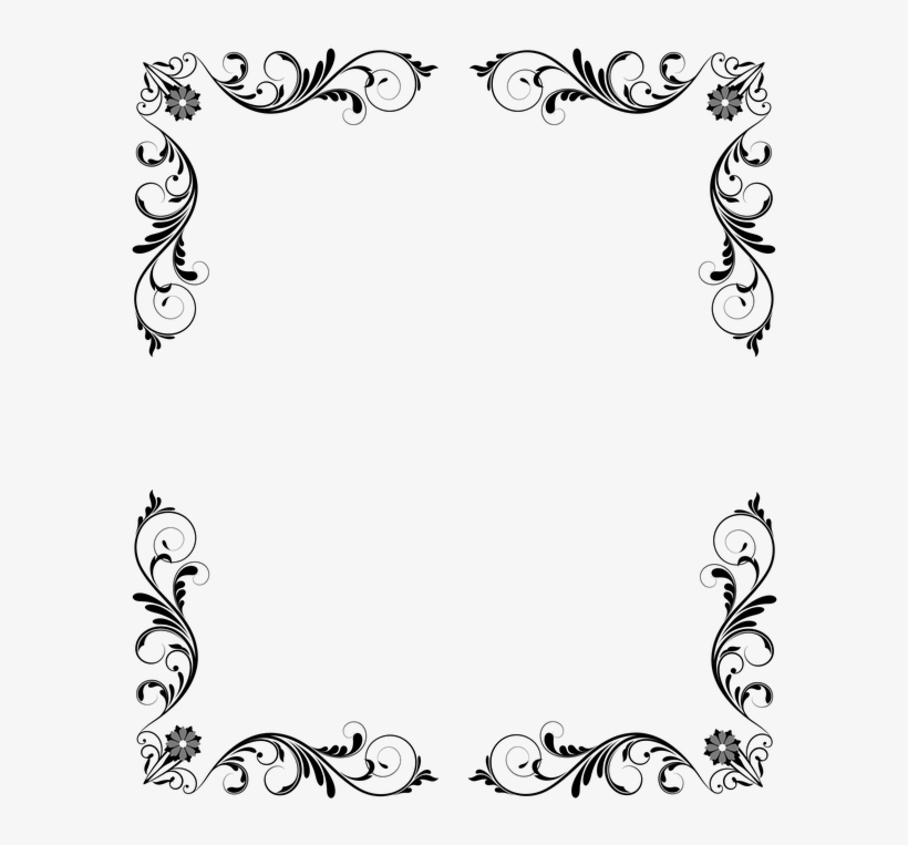 Victorian, Art Deco, Corner, Frame, Border, Deco Victorian Corner