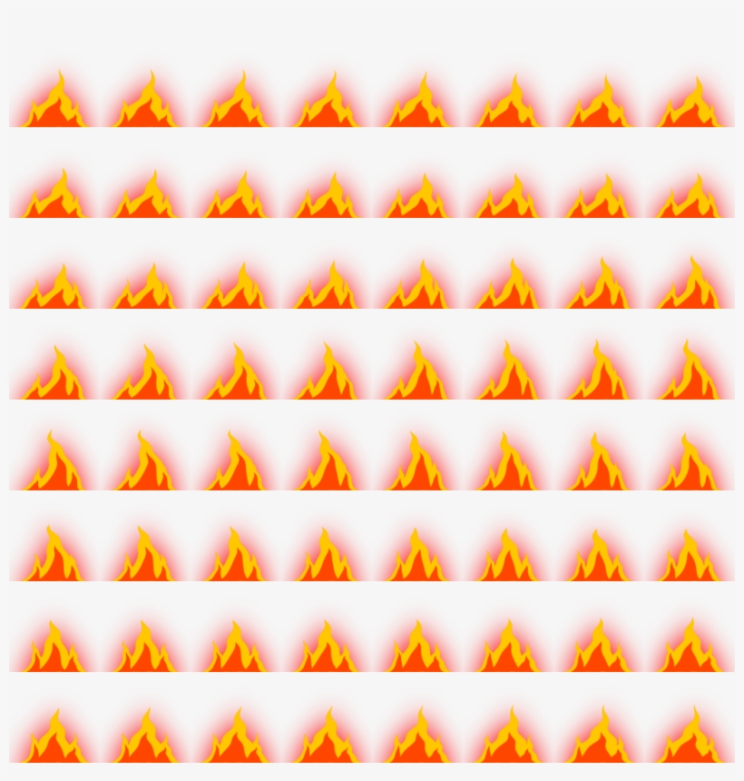 Fire 01c - 2d Fire Sprite Sheet, transparent png download