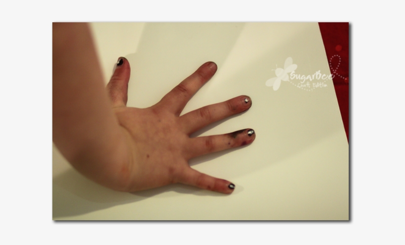 Handprint Holiday Pillow - Transfer Paper, transparent png download