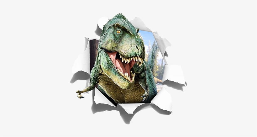 3d T-rex Wall Sticker - Динозавры. Большая Энциклопедия [book], transparent png download