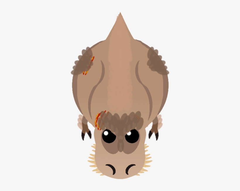 Artistic Ideafeathered Rex Has Burining Scars From - Mope Io Trex Skins, transparent png download