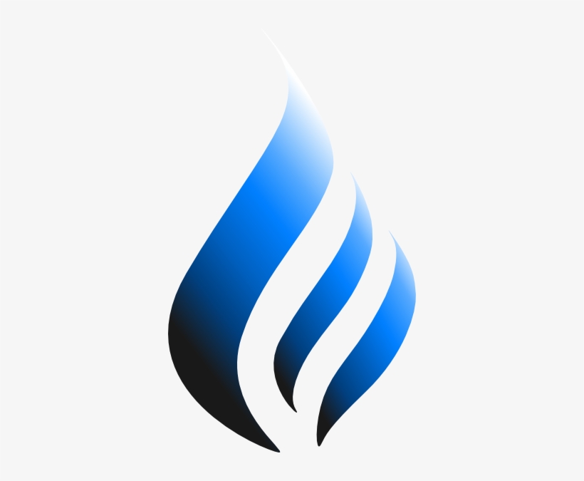 How To Set Use Blue Logo Flame Clipart, transparent png download